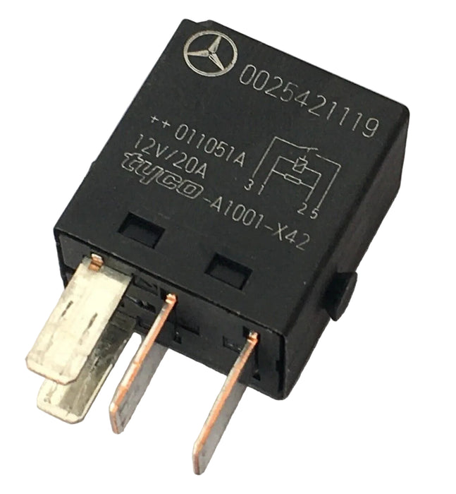 Mercedes-Benz Smart Car B C E M Class 4-Pin Black Relay  A1001-X42 0025421119