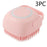 Silicone Dog Bath Massage Gloves Brush Pet Cat Bathroom Cleaning Tool Comb Brush For Dog Can Pour Shampoo Dog Grooming Supplies