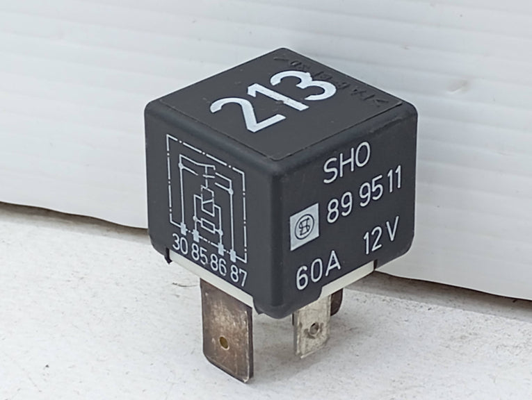 Audi VW Seat Skoda (Black-213) 4-Pin Relay 443951253J 899511000 SHO 12V 60A
