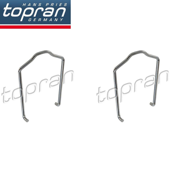 2X For Audi A2 A3 A4 Radiator Top Bottom Water Hose Flange Retaining Spring Clip