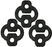 3 X Nissan Juke 1.5 & 1.6 Exhaust Hanger Rubber Mount Oval Hanger Mounting