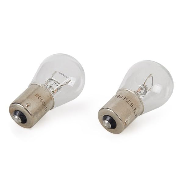 P21W (382) Pure Light Halogen Bulbs, 12 V 21 W, Pack of 2 Replacement Car Light Bulbs