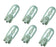 10 X 501 Capless Sidelight Car T10 Bulbs Interior Number Plate Side Light 12V 5W