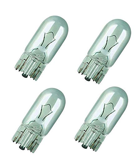 10 X 501 Capless Sidelight Car T10 Bulbs Interior Number Plate Side Light 12V 5W