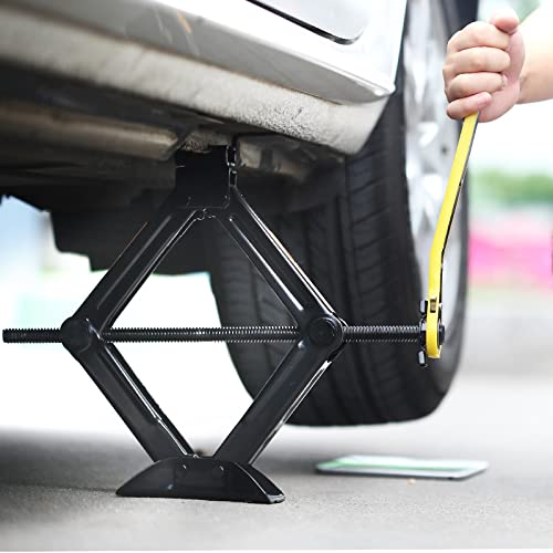 Scissor Jack 2 Tons & Tool Kit for Cars and SUV (2 Ton kit) Car Jack