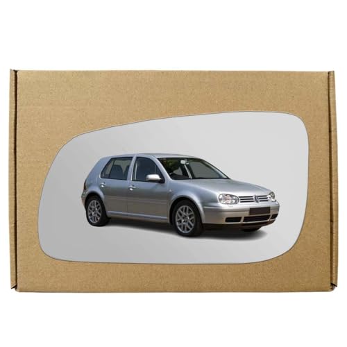 Replacement Wing Mirror Glass For Volkswagen VW Golf MK4 Convex Left Passenger Side