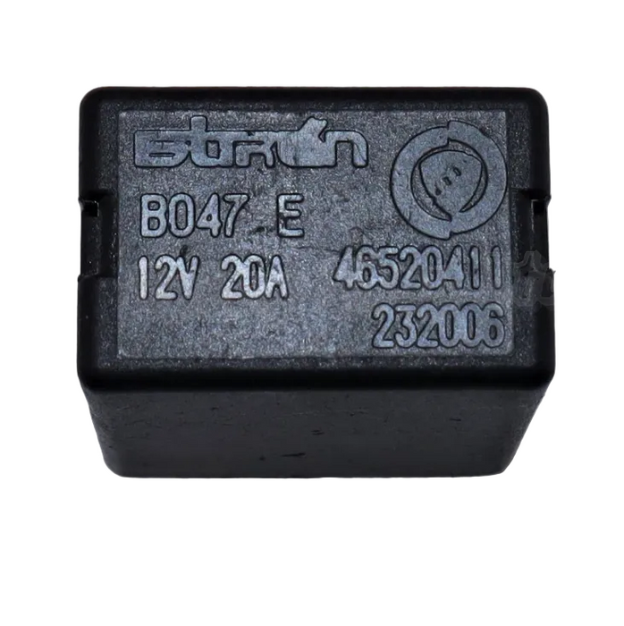 Fiat Punto Ducato Stilo Bravo 4-Pin Black Relay 46520411 232006 20A B047E