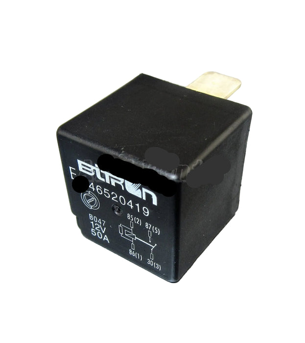 Alfa Romeo Multi-Use 4-Pin Black Relay Main Current 46520419 50A B047 Bitron