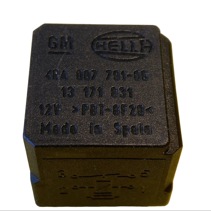 Vauxhall GM Hella Multi Use Black 12V Relay 4RA00779105 GM 13171831