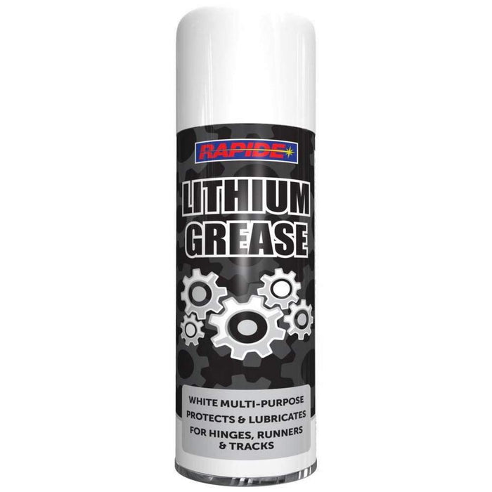 Rapide 300ml Lithium Grease Aerosol Spray Lubricant Can Multi-Purpose Oil