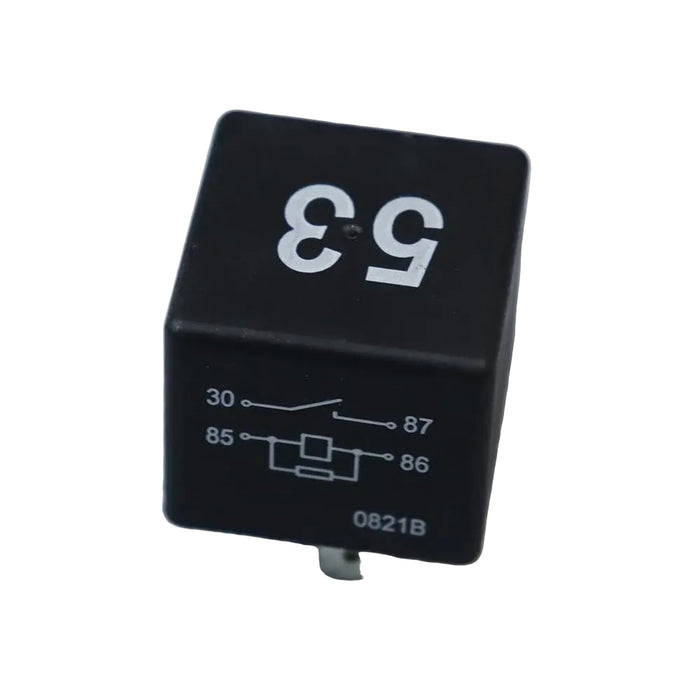 Audi VW Seat Skoda Multi Use 4-Pin Black-53 Relay 141951253B Bitron 12V 40A