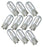 10 X 501 Capless Sidelight Car T10 Bulbs Interior Number Plate Side Light 12V 5W