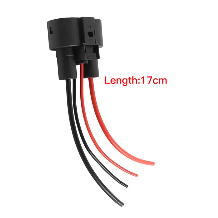 4 Pin Radiator Fan Connector Pre Wired Pigtail Compatible with VW Audi Skoda Seat 1J0906234 1J0906444