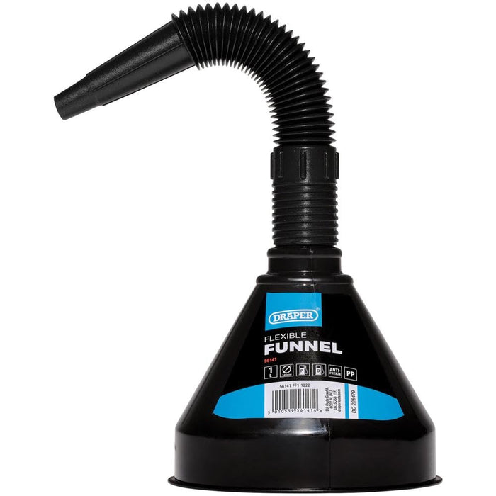 Flexible Funnel Gauze Filter Handle for Refilling Multifunctional Funnels  Black