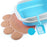 Semi Enclosed Cat Sized Thickened Splash Proof Toilet Litter Box Home Use Litter Tray