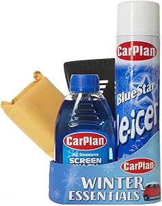 CarPlan Winter Essentials 4pc Kit - Essentials for Safe Winter Driving
