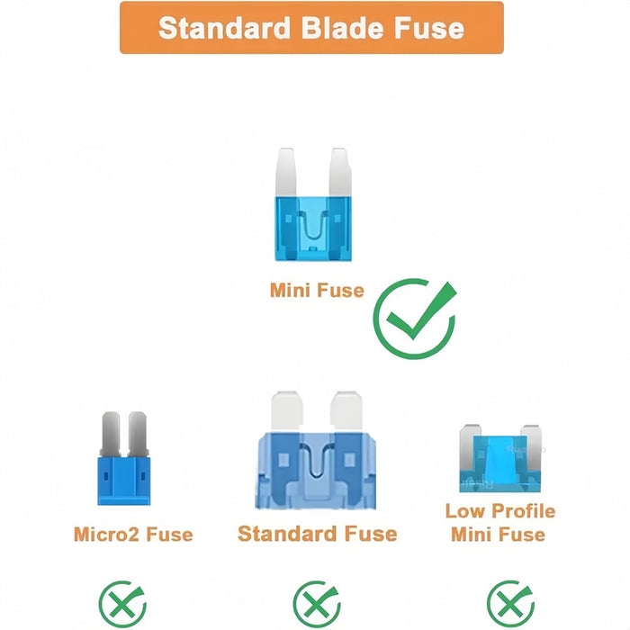 120 Pcs Car Fuses Assorted Kit,Mini Blade Fuses 2A 3A 5A 7.5A10A 15A 20A 25A 30A 35A
