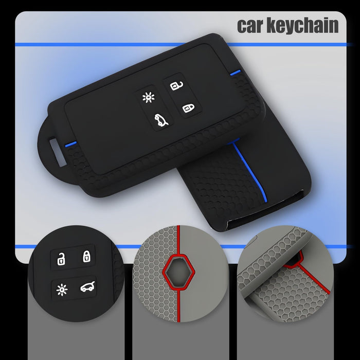 2 PCS Universal Car Key Covers, Suitable for Clio Talisman Espace Duster