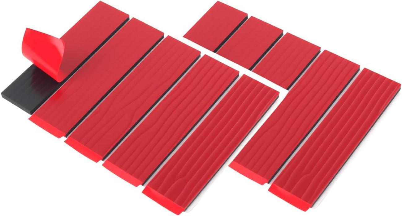 Number Plate Sticky Pads 10 Strips Strong Double Sided Sticky Pads for Car Number Plates, Heavy Duty Adhesive Pads for icense Plates, Drill-Free Fixing Kit