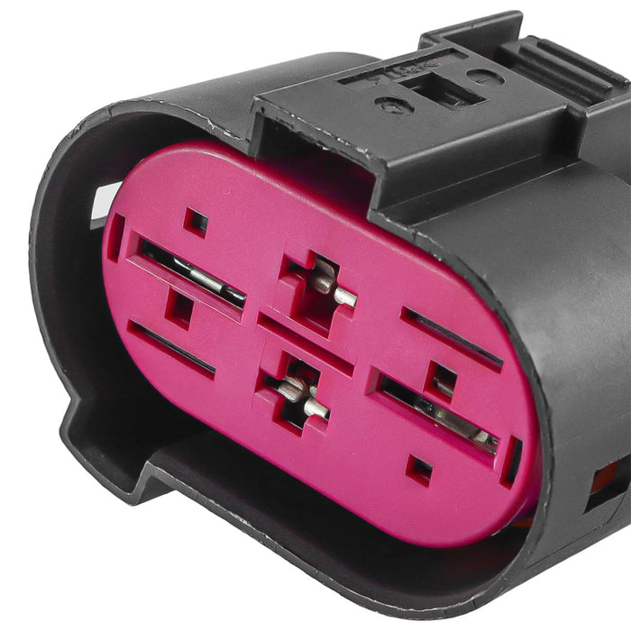 4 Pin Radiator Fan Connector Pre Wired Pigtail Compatible with VW Audi Skoda Seat 1J0906234 1J0906444