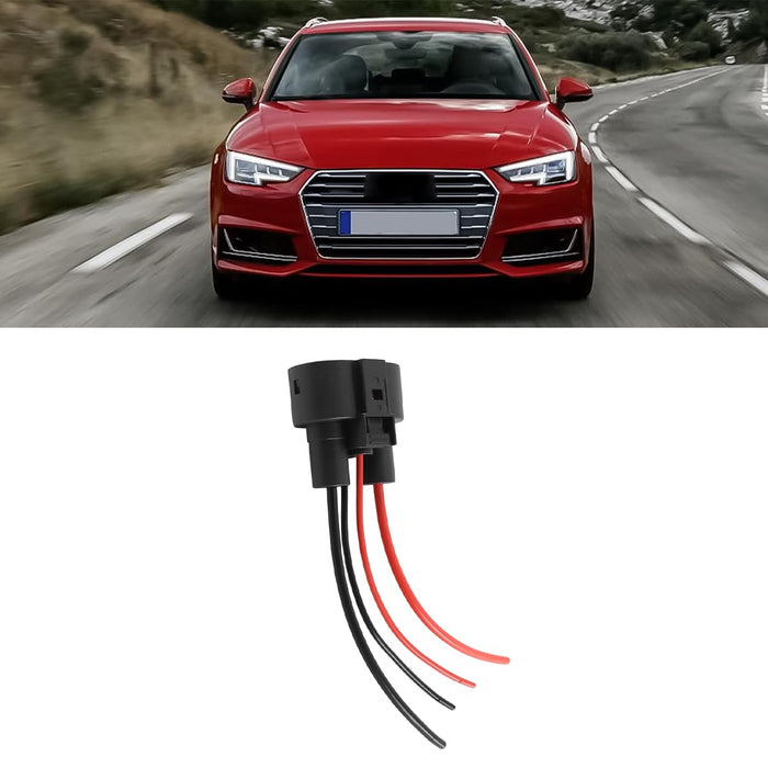 4 Pin Radiator Fan Connector Pre Wired Pigtail Compatible with VW Audi Skoda Seat 1J0906234 1J0906444