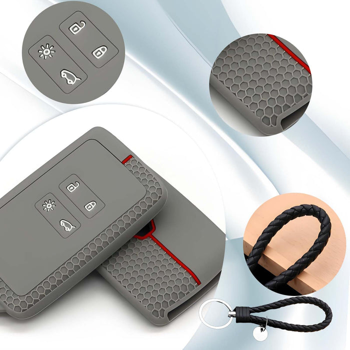 2 PCS Universal Car Key Covers, Suitable for Clio Talisman Espace Duster