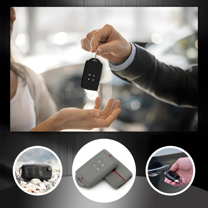 2 PCS Universal Car Key Covers, Suitable for Clio Talisman Espace Duster