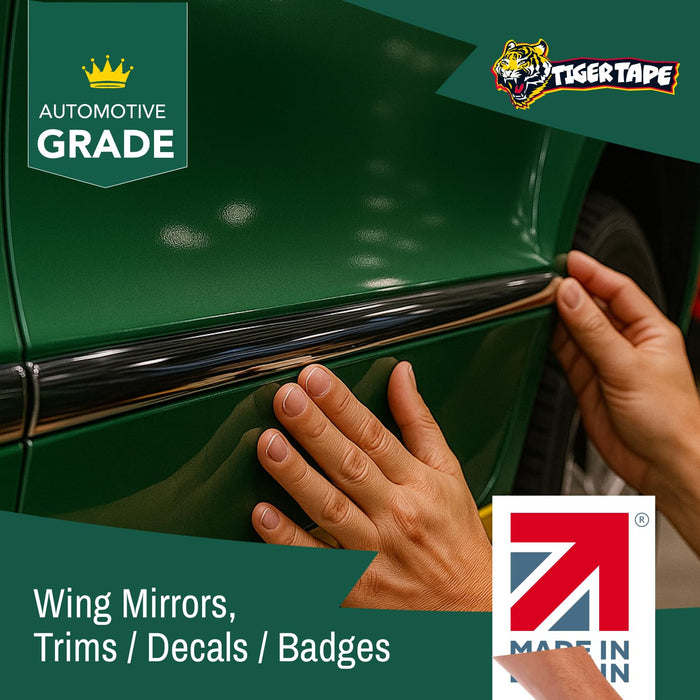 Number Plate Sticky Pads. Heavy Duty Double Sided Adhesive for Licence Plates 10 Strips