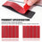 Number Plate Sticky Pads 10 Strips Strong Double Sided Sticky Pads for Car Number Plates, Heavy Duty Adhesive Pads for icense Plates, Drill-Free Fixing Kit