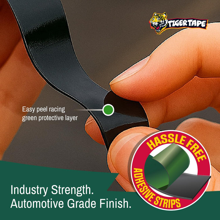 Number Plate Sticky Pads. Heavy Duty Double Sided Adhesive for Licence Plates 10 Strips