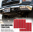 Number Plate Sticky Pads 10 Strips Strong Double Sided Sticky Pads for Car Number Plates, Heavy Duty Adhesive Pads for icense Plates, Drill-Free Fixing Kit