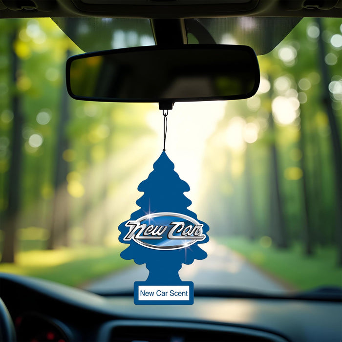 Little Trees Air Freshener Tree MTR0004 Black Ice Fragrance For Car Home Boat Caravan - Single Pack