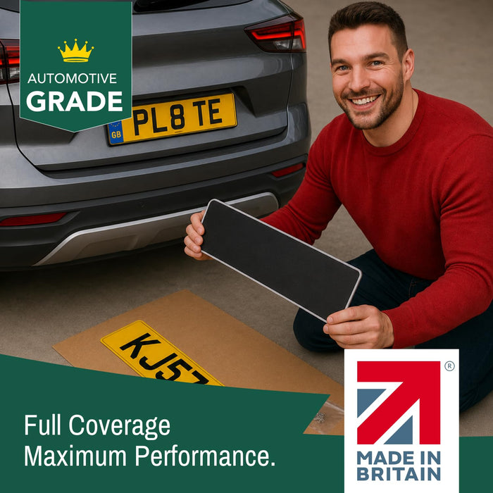 Number Plate Sticky Pads. Heavy Duty Double Sided Adhesive for Licence Plates 10 Strips