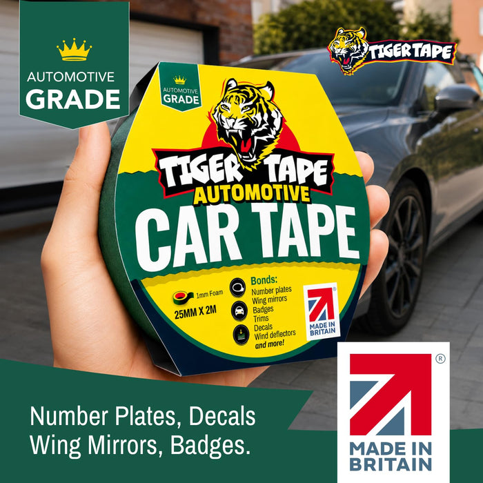 Number Plate Sticky Pads. Heavy Duty Double Sided Adhesive for Licence Plates 10 Strips
