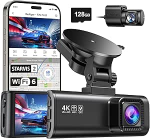 Dash Cam Front and Rear, STAVIS 2 Sensor Dash Camera , Parking Mode