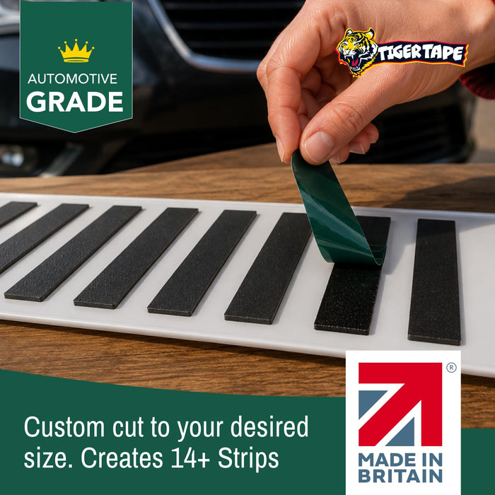 Number Plate Sticky Pads. Heavy Duty Double Sided Adhesive for Licence Plates 10 Strips