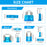300pcs Car Fuses Kit 160 Mini & 90 Standard & 50 Micro Blade Fuses Assorted Set 2A-40A