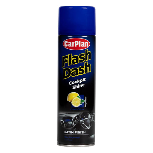 CarPlan Flash Dash Satin Cleaner Dashboards Interior Cleaner Citrus
