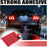 Number Plate Sticky Pads 10 Strips Strong Double Sided Sticky Pads for Car Number Plates, Heavy Duty Adhesive Pads for icense Plates, Drill-Free Fixing Kit
