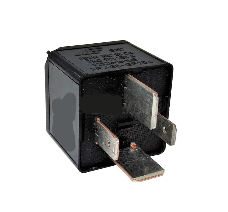 Audi VW Seat ECU & Fuel Pump 4-Pin Black Relay (No. 100) 7M0951253A 95VW10K705CA