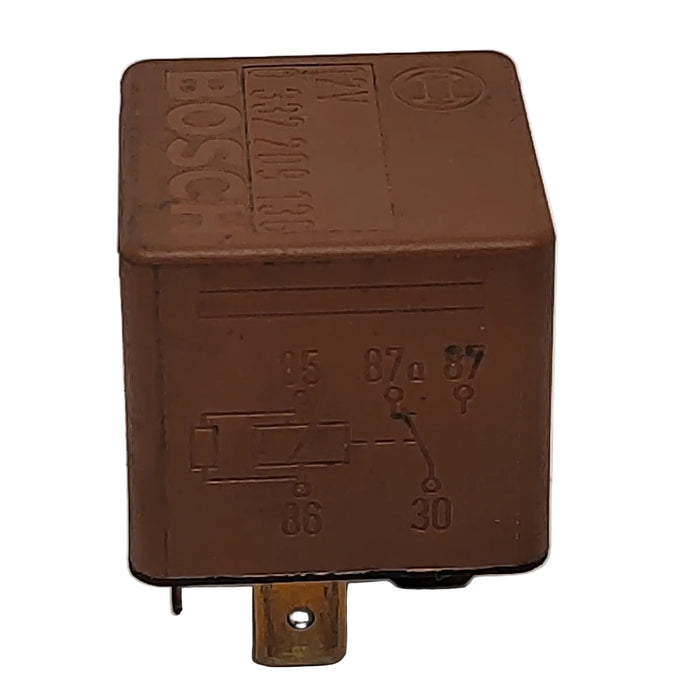 Vauxhall Opel 5-Pin Brown Relay Engine Cooling AC 90491314 Bosch 0332209136