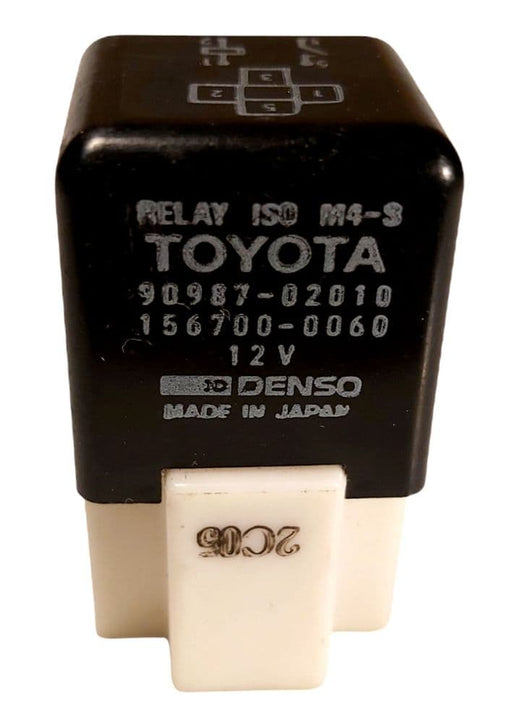 90987-02010 Toyota Lexus 4-Pin Black Relay Denso ISO M4-S Japan 156700-0060