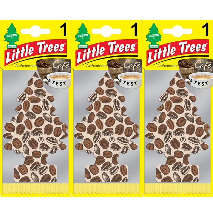 Little Trees Air Freshener Tree MTR0004 Black Ice Fragrance For Car Home Boat Caravan - Single Pack