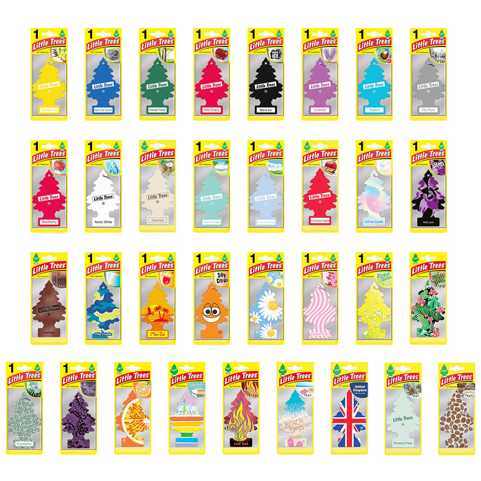 Little Trees Air Freshener Tree MTR0004 Black Ice Fragrance For Car Home Boat Caravan - Single Pack