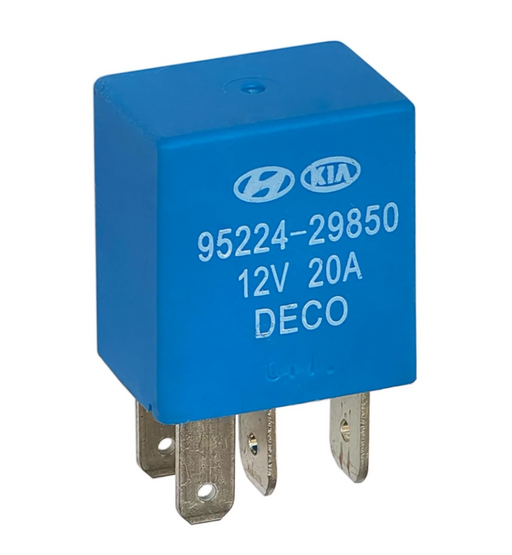 9522429850 Kia & Hyundai Multi-Use Blue 4-Pin Relay Deco 95224-29850 12V 20A