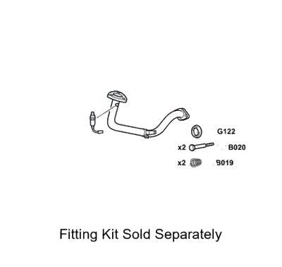 For Peugeot 205 & 309 Front Down Pipe Exhaust Gasket Bolts Springs Kit