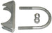 For Audi A3 8V Exhaust U Bolt Clamp Heavy Duty Clamp with Nuts (Sizes 75mm)