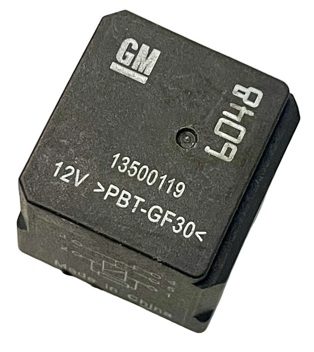 Vauxhall 2008-2016 Chevrolet 2005-2016 (5-Pin) Black Relay GM 13500119 12V 6048