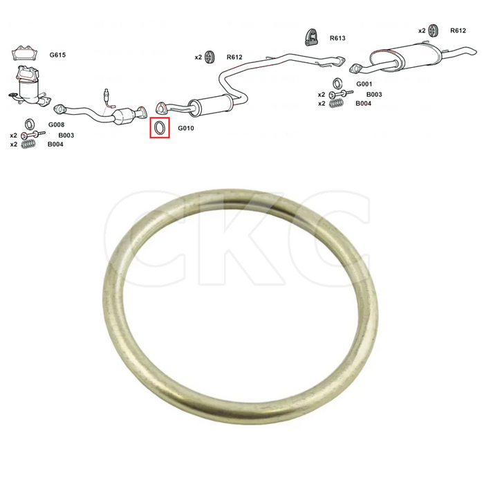 For Honda Insight ZE2 1.3 Mid Section CAT Down Pipe Exhaust Gasket