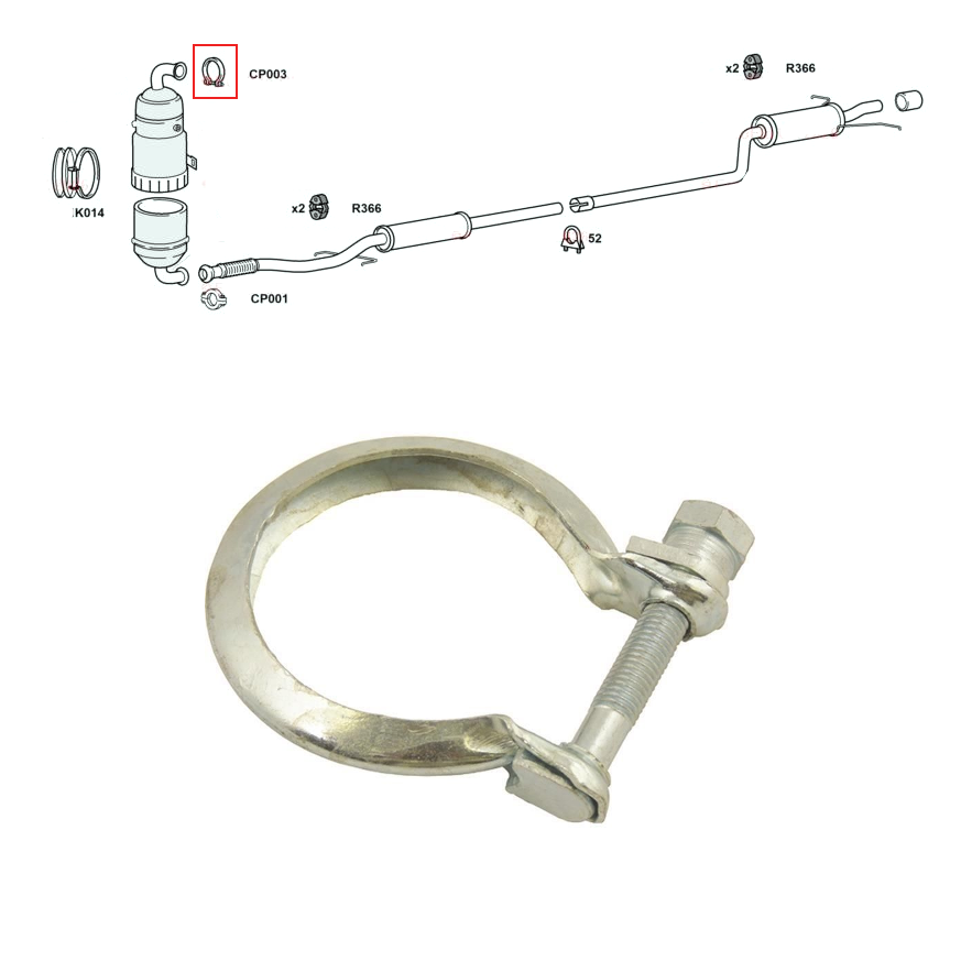 3008 Exhaust Parts